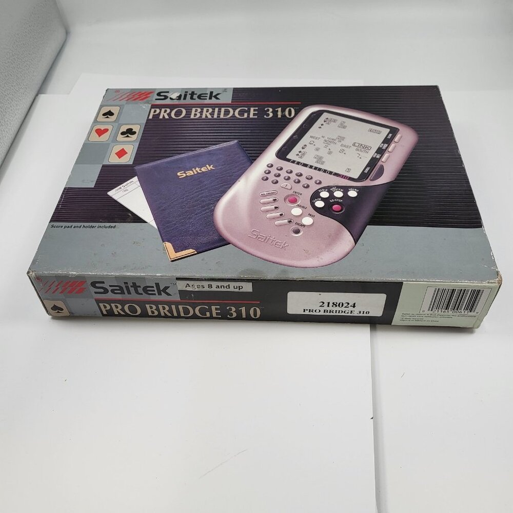 Saitek Pro Bridge 310 Electronic Handheld Portable Game System Boxed Tested - Picture 8 of 15